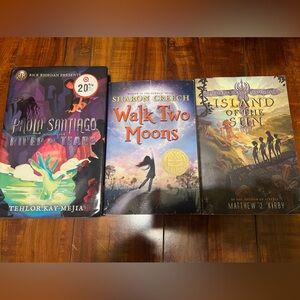 Homeschool destash: Walk Two Moons, Island of the Sun. Paula Santiago and….